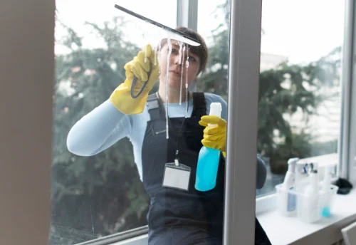Nettoyage de vitres intérieures et extérieures à Saint-Pierre-du-Champ